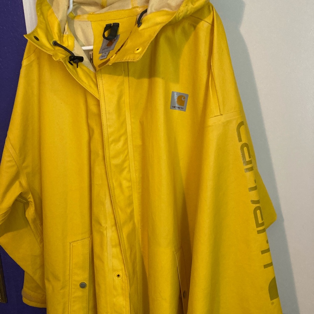 Carhartt Bright Yellow Hooded Jacket